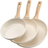 Vevor Pfannen-Set 3-tlg. 20 cm + 24 cm + 28 cm