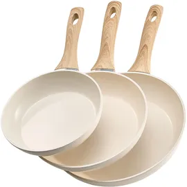Vevor Pfannen-Set 3-tlg. 20 cm + 24 cm + 28 cm