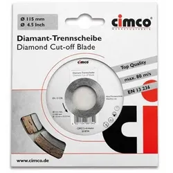 Diamant-Trennscheibe Beton Klinker Durchmesser 115