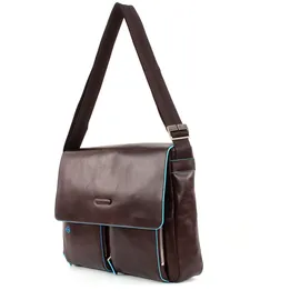 Piquadro Blue Square Computer Briefcase Mogano