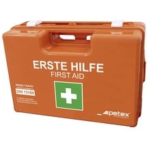 PETEX Erste Hilfe Koffer DIN 13169 350 x 140 x 240 Orange