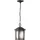 Quoizel Cedar Point 1-flg. E27 Ø19,7 cm rund / Schwarz / Aluminium, Glas klar