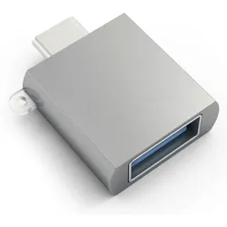 Satechi aluminum Type-C to Type A USB Adapter space gray