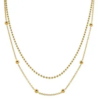 Boccia Titanium Boccia Kette Titan vergoldet 53cm | Gr.: onesize