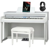 Classic Cantabile DP-A 610 E-Piano Set (88 Tasten Hammer-Mechanik, 1200 Voices und 38 DSP Effekte, Bluetooth-Streaming, Begleitfunktionen, 270 Styles, inkl. Bank, Kopfhörer Schule)