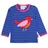Toby Tiger Langarmshirt mit Vogel Applikation in blau | Gr.: 86