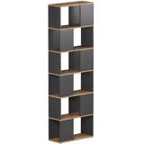 Vicco Raumteiler Eneos 60 x 186 x 24 cm Anthrazit/Goldkraft Eiche