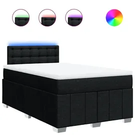 vidaXL Leanor 120 x 200 cm Schwarz