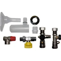 Wolf Anschluss-Set Gasthermen AP bis 24 kW inkl. KFE-Hahn und therm. Sicherung