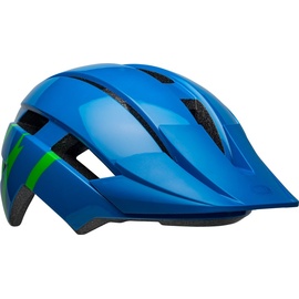 Bell Helme Sidetrack II MIPS 50-57 cm Kinder strike gloss blue/green 2021