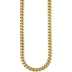 Aniston JEWELRY & WATCHES Edelstahlkette »Schmuck Geschenk Edelstahl Halsschmuck Panzerkette« Aniston JEWELRY & WATCHES gelbgoldfarben