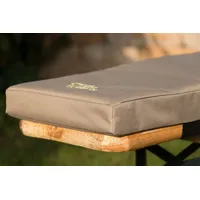 TwoTracks Bierbankauflage Biba Comfort, 5cm gepolsterte Sitzbankauflage. Faltbare Bankauflage