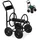 Relaxdays Schlauchwagen 75 m schwarz/silber