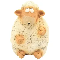 of Gartenfiguren Hahn, Huhn, Schwein, Schaf oder Kuh für außen - Bauernhof Tiere groß Deko Tierfiguren (Schaf)