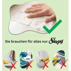sleepy easy clean Sleepy Feuchtücher White Soap 6x100