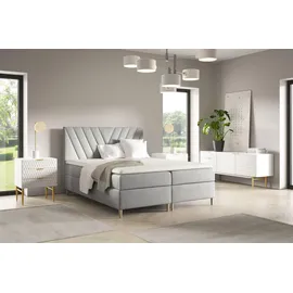 Fun Möbel Boxbett 180 x 200 cm Grau