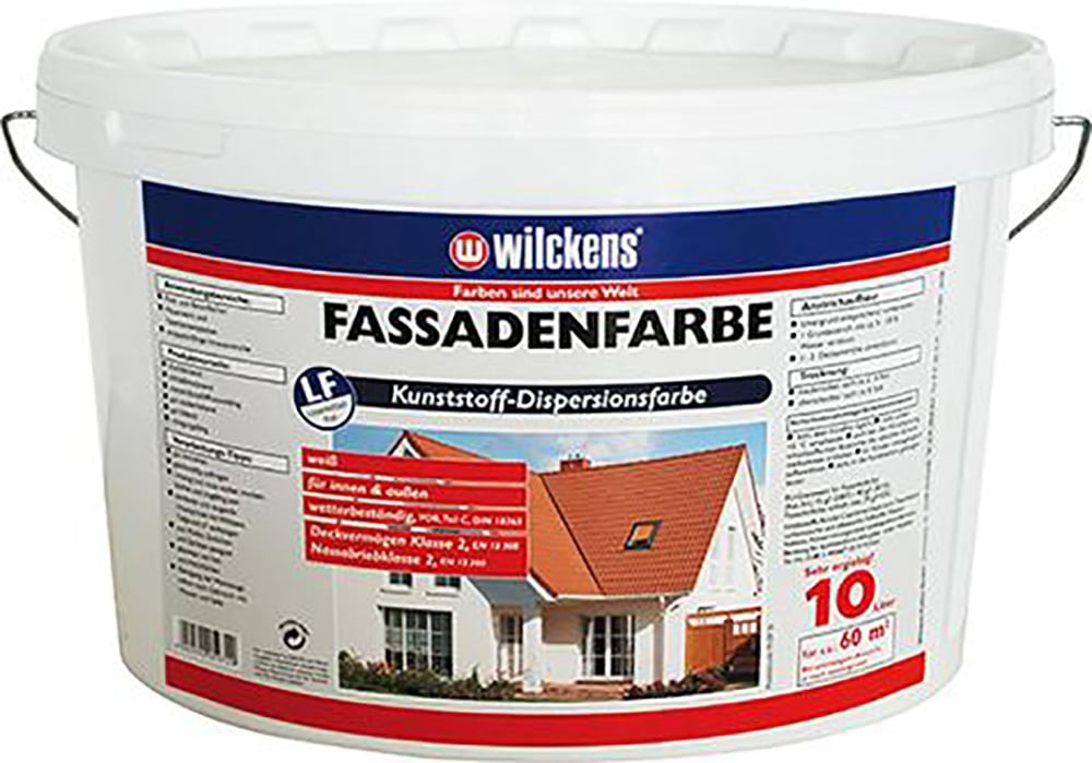 Wilckens Fassadenfarbe 10 l, weiß