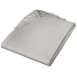 FLEURESSE Colours 009100 Mako-Satin 160 x 200 cm grau