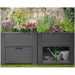 XXL Hochbeet Garten Schrank 400L Frühbeet Kräuterbeet Pflanzkasten Pflanztisch