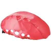 Playshoes Regenschutz für Fahrradhelme rosa S