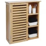 Mendler HWC-O73 Badschrank 60 x 50 x 19 cm Braun Holz, MDF