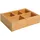 Homcom Aufbewahrungsbox Organizer 24,6 x 17,6 x 7 cm 18-tlg. natur