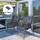 Outsunny Niederlehner Auflage 98 x 50 x 8 cm grau 2-tlg.
