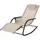 Outsunny Schaukelstuhl Schwingsessel 150 x 62 x 88 cm beige