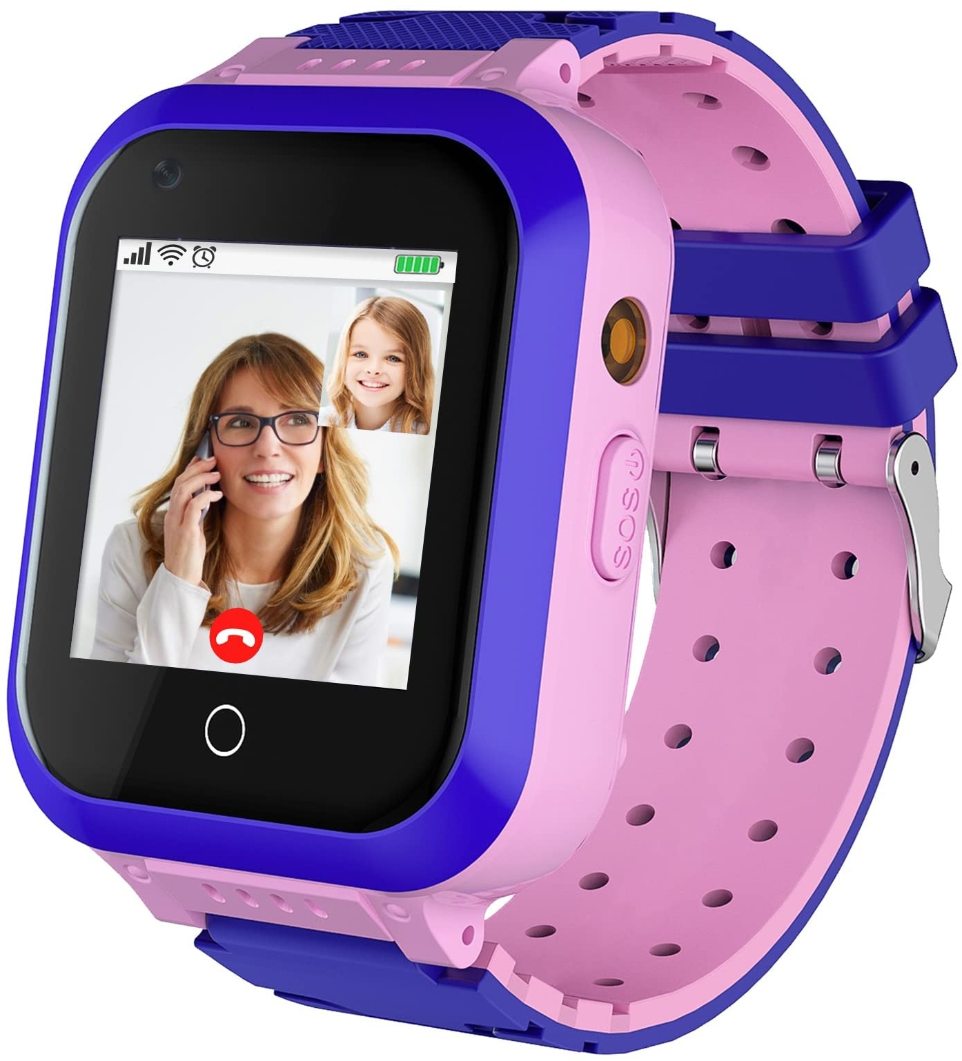 LiveGo 4G Kinder Smartwatch mit GPS-Tracker,Kindertelefon Smart Watch mit Kamera,Anruf,Schrittzähler,SOS,Touchscreen Armbanduhr Kinder Smartphone,3-12 Jahre Kinder Student Geburtstagsgeschenke