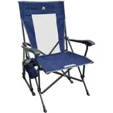 GCI Outdoor RoadTrip Rocker Campingstuhl, navy topo