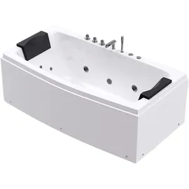 Home Deluxe NOOR Whirlpoolbadewanne 173 x 80 cm (ca. 84 cm)