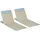 Outsunny Strandliege Faltbar Beige