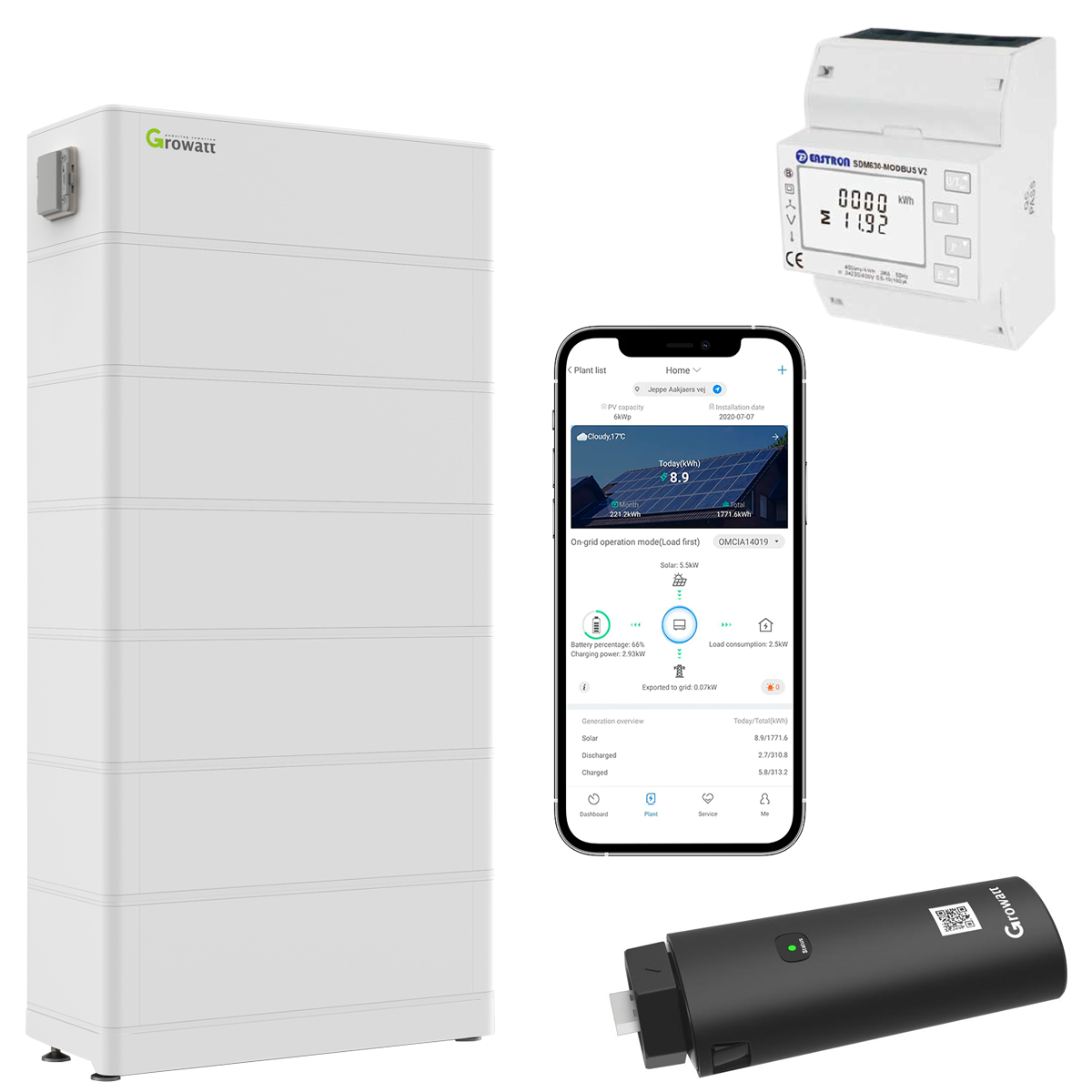  ARK 25.6kWh Hochvolt-Solarspeicher-Set für Growatt MOD TL3-XH Serie 