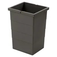 HAILO Inneneimer 13 l Dunkelgrau