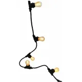 Lumi Jardin LED Lichterkette Koppelbare 2 m Schwarz