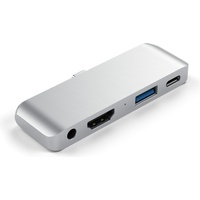 Satechi Aluminum Type-C Mobile Pro Hub für iPad Pro silber
