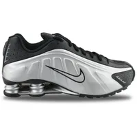 Nike Herren Shox R4 Freizeit-Schuhe, Metallic Silver/Metallic Silve, 43 - 43 EU