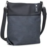 Umhängetasche J12, (Set, 2-tlg) blau