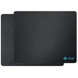 INCA IMP-016, Schwarz, Einfarbig, Stoff, Anti-Rutsch-Basis, Gaming-Mauspad