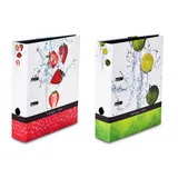 Livepac-Office Livepac Fruits DIN A4 75 mm Erdbeere + Limette 2 St.