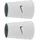 Nike Swoosh Classic Reversible Doublewide Wristbands 2er Pack Schweißbänder Tennis Fitness Running Handgelenkbänder wendbar, Cool Grey/White/Cool Grey, One Size