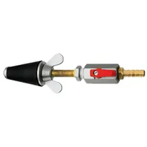 Rothenberger Gasprüfstopfen, konisch, Gr.1, 1/2"-1,mit Kugelhahn 351226