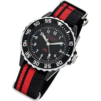 REGENT F-1124 33mm Textil schwarz rot
