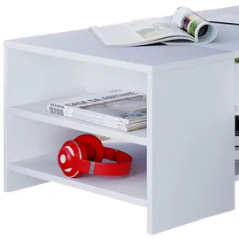 VCM Couchtisch Tindus weiß 100,0 x 50,0 x 35,0 cm