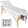 Tectake tectake® 3 Zonen Massageliege Somwang Breite 70 cm, Polsterung 7,5 cm mit Holzgestell, 218 x 102 x 90 cm