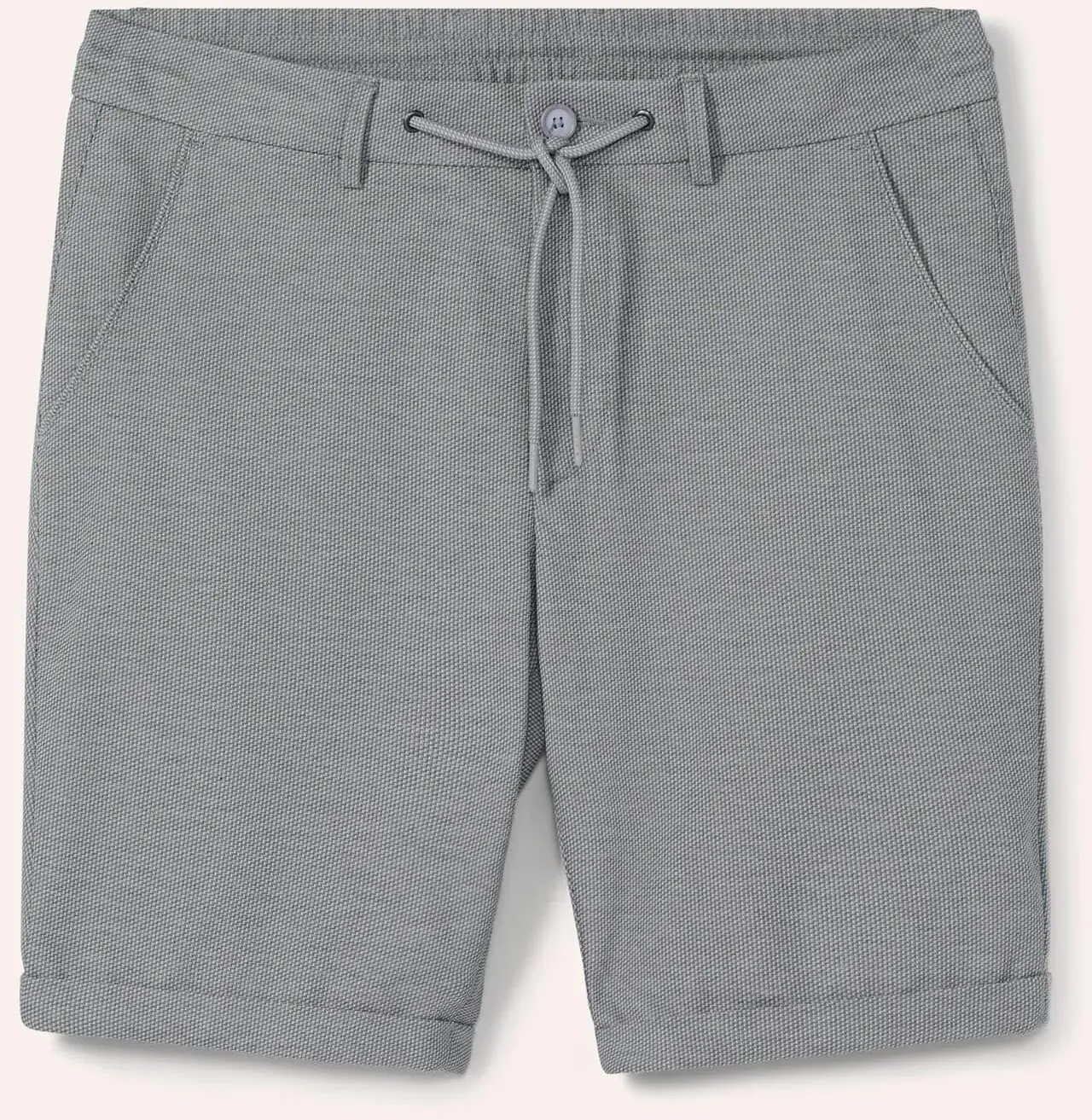 Walbusch Herren Jersey Shorts Grau minimal