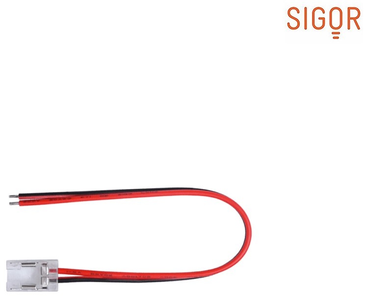 SIGOR Einspeiser für 10mm COB-Streifen einfarbig SIG-9711101