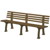 Blome Juist 200 x 54 x 74 cm braun