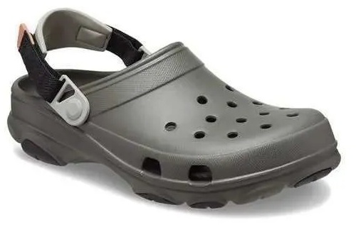 Crocs Sandale All Terrain Clog (robuste Außensohle, verstellbarer Turbo Strap) olvegrün - 1 Paar