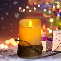 Led Kerzen Weihnachtsdeko LED Kerzen mit Fernbedienung, Elektrische Lichterkette Weihnachtskerzen LED Stumpenkerzen Teelichter Weihnachtsbeleuchtung Für Weihnachtsdeko Innen,Tisch, Party (B)